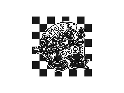 Most Dope Monday 46 bjj chess illustration jiu jitsu mac miller most dope typography