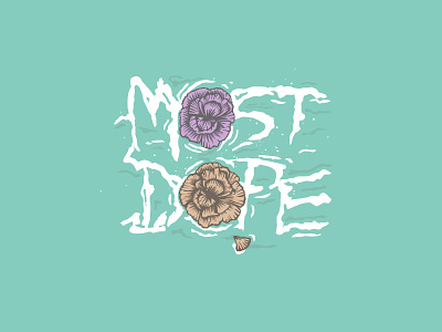 Most Dope Monday 49 carnations flowers illustration mac miller most dope surf typography