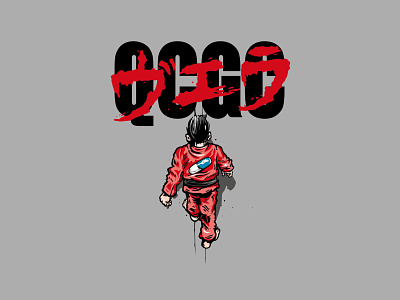 Akira QCGC akira bjj illustration jiu jitsu ohio parody qcgc