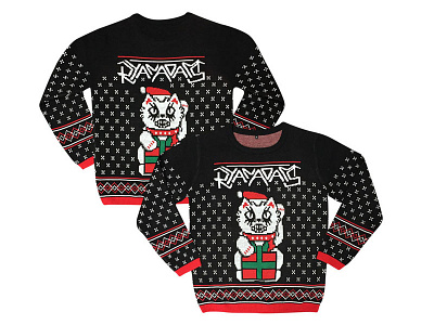 Ugly Christmas Sweater 1 cat ryan adams ugly christmas sweater