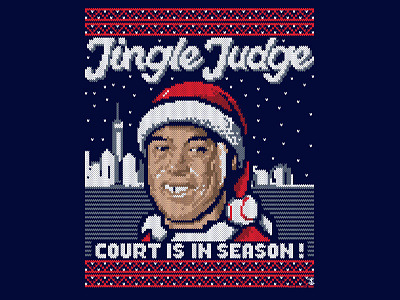 Jingle Judge aaron judge baseball mlb ugly sweaters