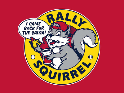 Rally Squirrel baseball cardinals mlb squirrel st louis