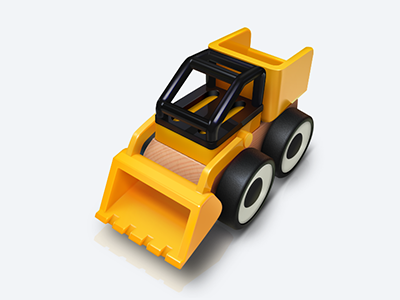 excavator icon truck ui yellow