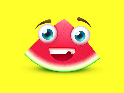 watermelon icon illustrator