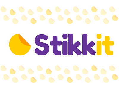 Stikkit branding illustration mobile app