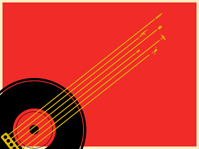 Vietnam Music Poster clean design flat illustration illustrator minimal vector