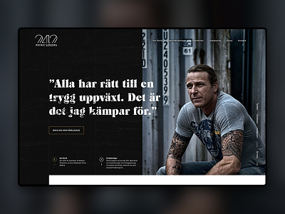 Patrik Sjöberg - website branding copy serious sport ui ux web