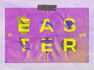 The Easter Story design easter easter sunday sermon sermon graphic sermon series sermon title