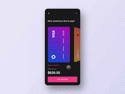 Payment Process Flow animation app cart credit card face id interaction ios mobile motion online payment payment app payment gateway process ui ux