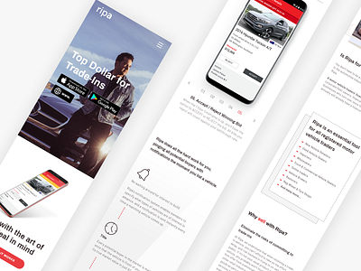 Ripa app dedicated mobile website