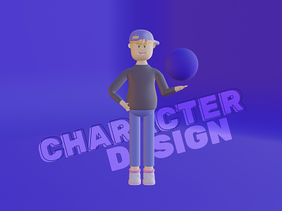 character drawing essay blender3d character design poster art
