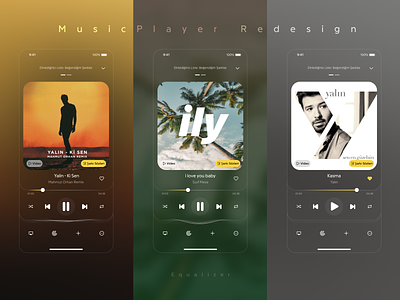 Fizy Music Player Redesign fizy fizy player mobil player music player music player redesign player redesign player uı