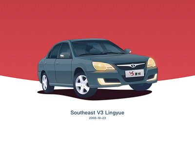 Southeast V3 Lingyue car illustration