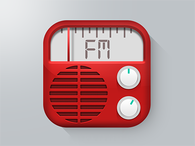 My Red Redio For 蜻蜓.fm icon ui