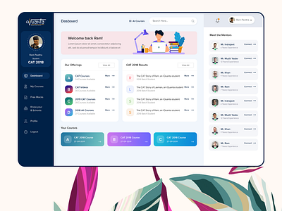CAT Online Coaching | User Dashboard