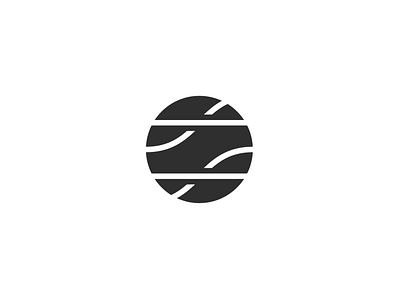 Stabilization logo blockchain branding chain circle design flat illustration line lines logo round stability stabilization wave