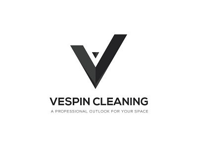 Vespin Cleaning creative design illustration logo minimalist logo rk meraki simple logo simplicity typography wordmark