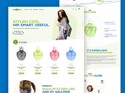 Bag Home 1 design layout ui website