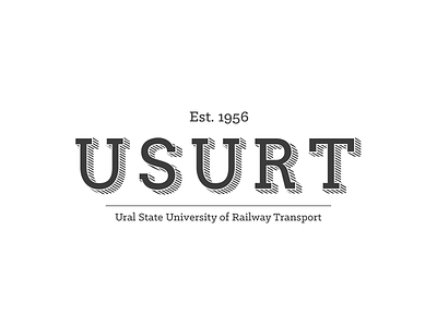 Ural State University of Railway Transport Logo logo usurt