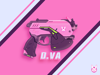 D.Va arms d.va design game gun illustrator overwatch ow shoot