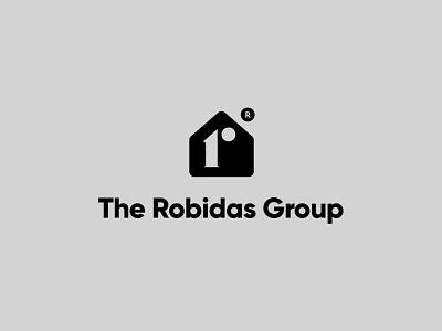 The Robidas Group Logo (real estate) home letter logo r real estate