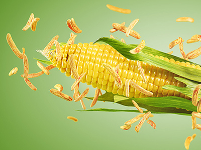 3D product visualization for Crudeli. 3d art bulgaria c4d cgi cinema4d corn design freelance