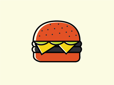 Freebie Burger burger food icon illustration