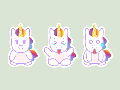 Unicorn Stickers - Freebie