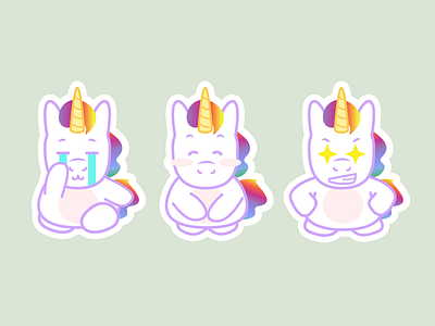 Unicorn Stickers 3 - Freebie