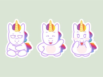 Unicorn Stickers Pack 4