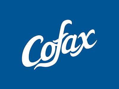 Cofax: Coffee on Fairfax baseball coffee design font lettermark logo typography vector