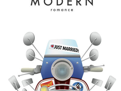 Modern Romance... design movie poster vector wedding