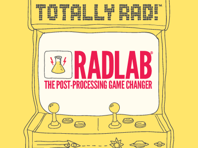 Print Collateral for Totally Rad! doodle game print totally rad vector