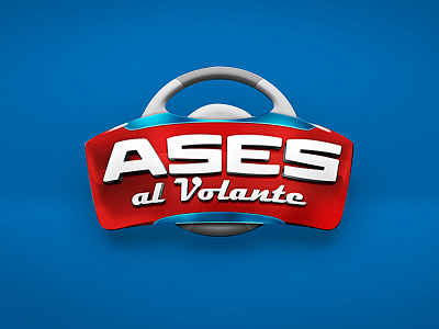 Ases al Volante 3d brand logo steering wheel