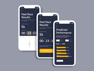 Daily UI 004: (Pace) Calculator calculator dailyui dailyui004 pace calculator running app