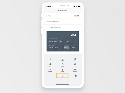 Daily UI 002: Credit Card Entry Page checkout page credit card credit card checkout credit card form credit card payment dailyui dailyui002 payment payment form payment method visa