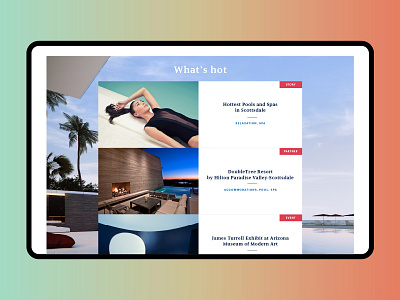 Scottsdale Round 3 design interactive ui ux web