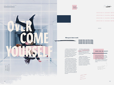 Lydia blue editorial layout lydia pink typography