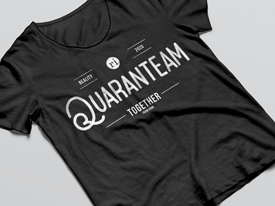 "Quaranteam" Shirt Design art branding hand drawn illustration kristen riello logo procreate quarantine shirt shirt design tee shirt design typography