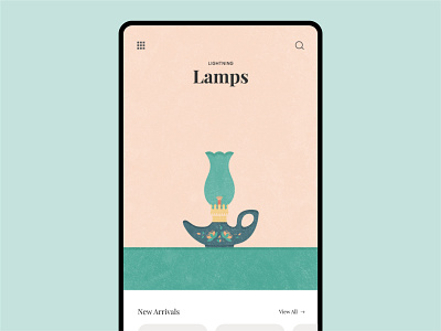 Mobile app illustrations