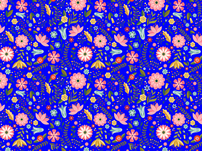 Pattern Design colorful design flowers flowers illustration illustraion pattern art pattern design surface design surface pattern visual design