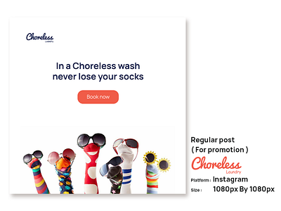 Choreless laundry _ Promotional Post