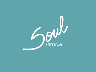 Soul Surf Brand brand branding fluid logo mark ocean soul surf surfing type typography wave