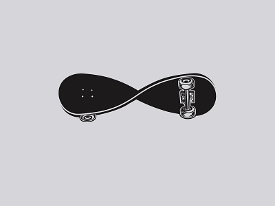 Infinity Skate Shop Logo action brand branding design graphic icon illustration infinity logo mark skate skateboard