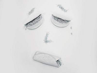 Sad Mexican Food Concept art advertising art brand campaign concept creative face food funny photography restaurant