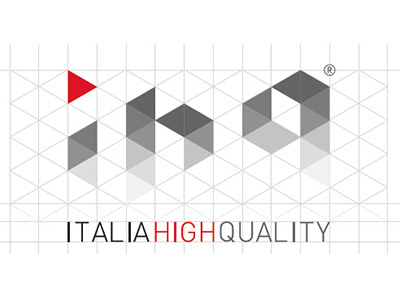 Italia High Quality logotype [construction grid] graphic design grid logo marble triangle