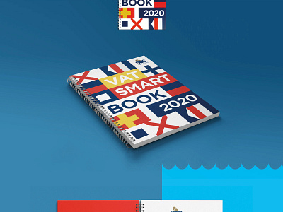 SOS Yachting VAT Smartbook 2020 book cover editorial design graphic design illustration michbold