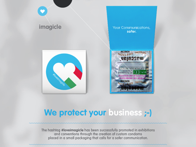 protecting your business ;-D condom imagicle promo viral