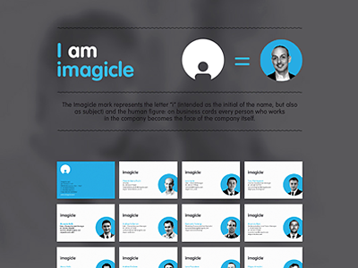 imagicle visual identity redesign corporate cyan identity imagicle stationery