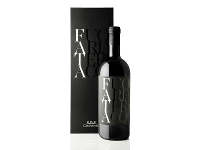 FATA label + pack label naming packaging tuscany wine
